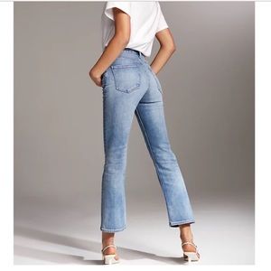 Aritzia Denim Forum The Bailey High Rise Flare Crop